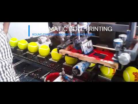 Boll printing machine