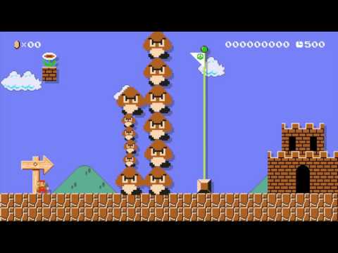 Quick! Beat the goombas! by Ryan - Super Mario Maker - Shorts On The Halves 1AF