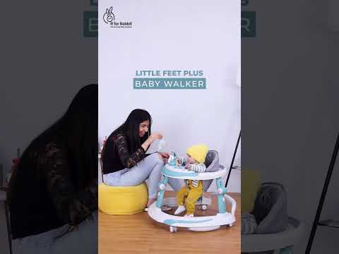 R for Rabbit Little Feet Plus Walker - Detachable Toy Bar/Meal Tray With Music