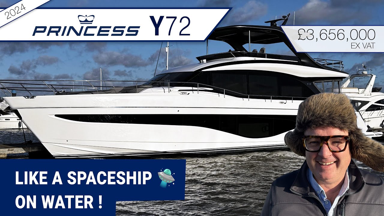 Spaceship of the Seas? Princess Y72 Luxury Yacht Tour & Cost Breakdown