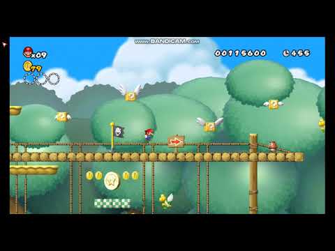 Newer Super Mario Bros Wii Low% Run - 1-5 Fuzzy Canyon