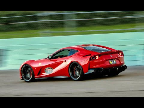 Ferrari 812 Superfast - INSANE SCREAMING BEAST IN ACTION - Onboard Accelerations Racing Downshifts
