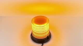 LED maják, 12-48V, 144x1W oranžový, pevná montáž, ECE R65