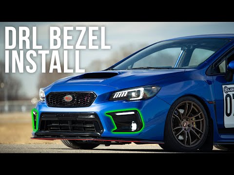 Subispeed DRL Fog Light Bezel Install