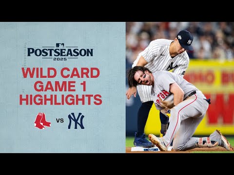 Red Sox vs. Yankees AL Wild Card Game 1 Highlights (9/30/25)