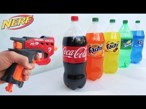 WORLDS STRONGEST NERF MOD! (EXPLODING COCA COLA) Video
