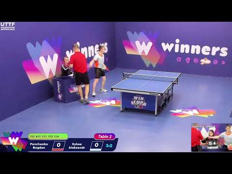 WINners CUP table 2  03.11 Panchenko Bogdan  - Syksa Aleksandr  11:45