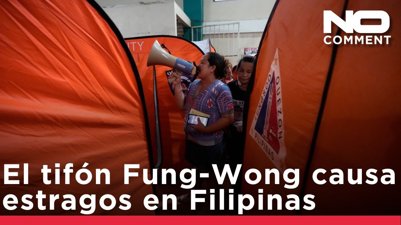El tifón Fung-Wong causa estragos en Filipinas dejando varios muertos