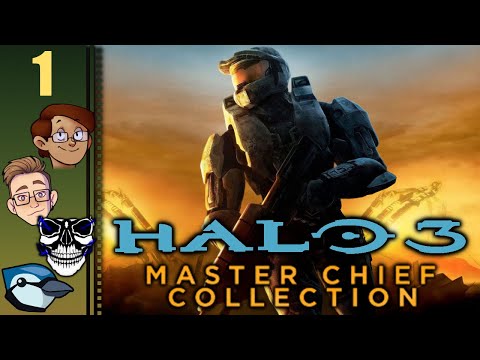 Let's Play Halo 3 Co-op Part 1 - Arrival, Sierra 117, Crow's Nest