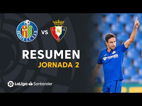 Resumen de Getafe CF vs CA Osasuna (1-0)