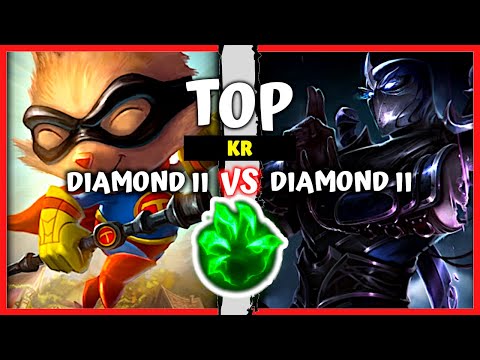 Korean Diamond Teemo Top vs Shen Main - KR Rank S11