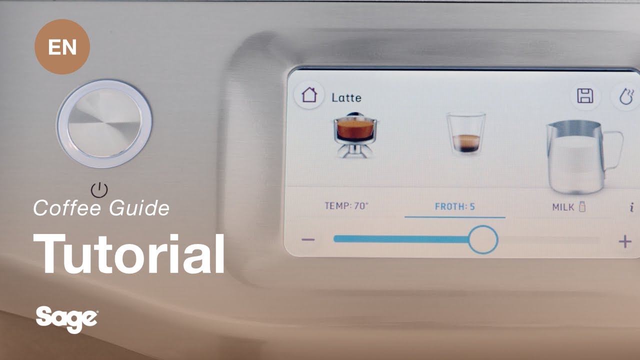 Sådan justeres mælketemperatur og -skumning