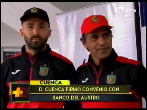 Deportivo Cuenca firmó convenio con Banco del Austro