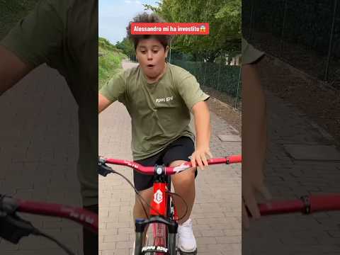 Alessandro hit me while he was riding his bike and…