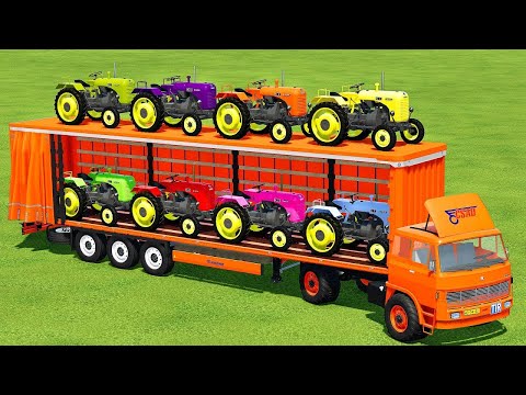 TRANSPORTIN STEYR MIN TRACTOR WITH SKODA TRUC - Farming Simulator 22