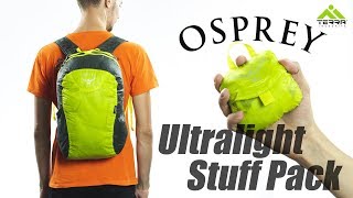 Osprey Ultralight Stuff Pack 18 / Shadow Grey - відео 1