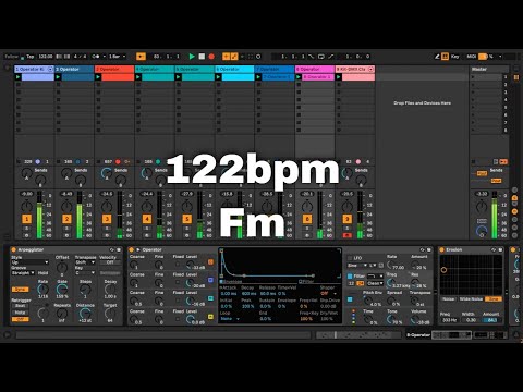 Deep Melodic Techno Operator | Ableton Live | Workflow & Live Act | 130421
