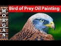 Bird of prey oil painting - Jason Morgan wildlife art