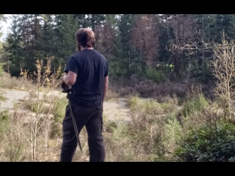 Casually nailing the best barebow shot I've ever fired