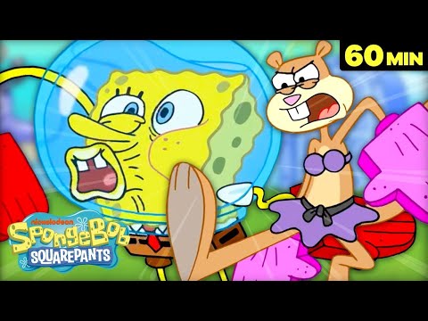 Best SpongeBob Fights and Battles! ?? | 60 Minute Compilation | SpongeBob