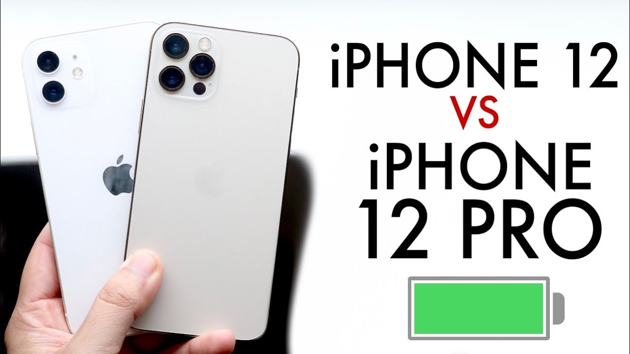 iPhone 12 Pro Vs iPhone 12 Full Battery Comparison