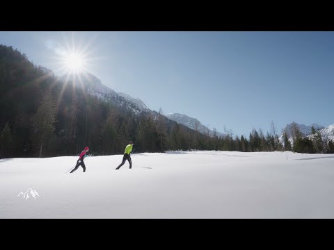 Der Achensee im Winter Langlaufen am Achensee