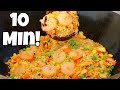 10 Min Shrimp Fried Rice Recipe BETTER Than Takeout