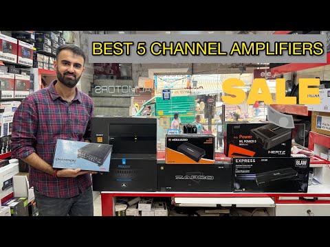 BEST 5 CHANNEL AMPLIFIERS FOR CAR🚗| BEST CAR AMPLIFIERS IN INDIA🇮🇳| MEGA AUDIO| ZAPCO| JL AUDIO 🔊