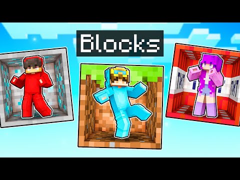 We’re TRAPPED Inside A BLOCK In Minecraft!