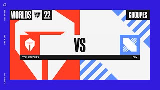 Worlds 2022 - Group Stage - D7 - TES vs DRX