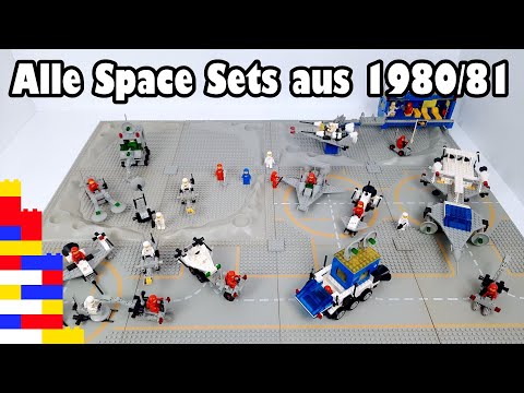 LEGO® Raumfahrt - ALLE Classic Space Sets aus 1980/81 [Theme]