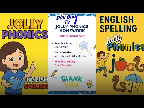 Cách đánh vần Jolly Phonics