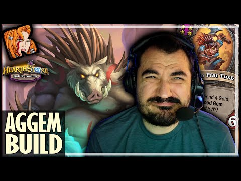 AGGEM BUILDS ARE PRETTY GOOD! - Hearthstone Battlegrounds
