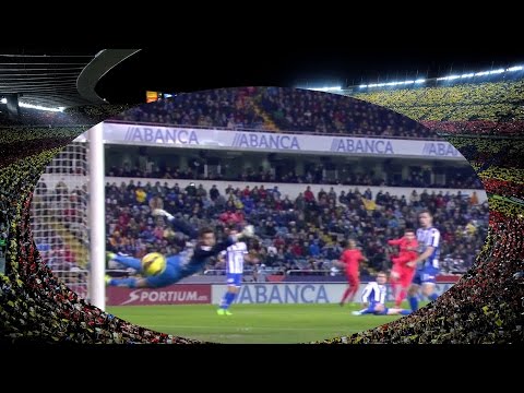 Messi Goal #3 vs Deportivo La Coruna - 18/1/2015