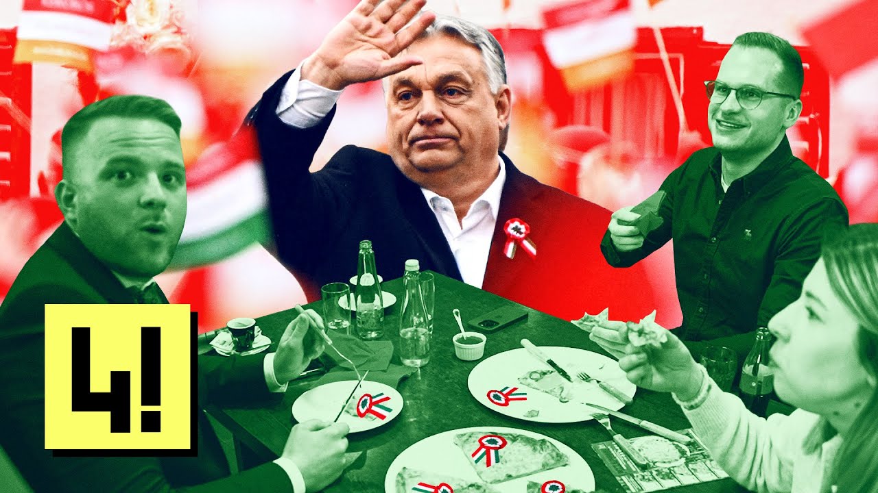 Orbán-pizza és a megafonos ifjak a kiskőrösi Pilvaxban