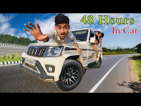 living 48 hours in car 🚘 challenge