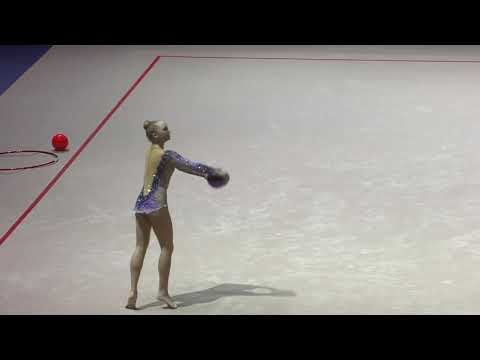 European Championship Baku 2019   Yuliana Telegina Ball Qualification