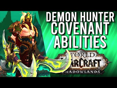Demon Hunter ALL COVENANT Abilities In Shadowlands! - WoW: Shadowlands Alpha