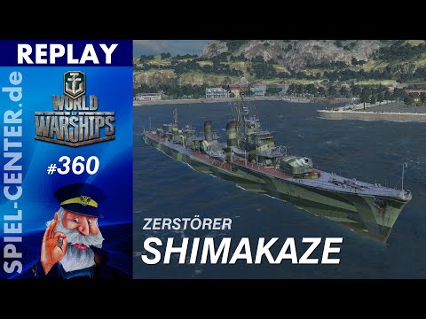 World of Warships Replay #360: Shimakaze [ Testfahrt mit legendary module ]