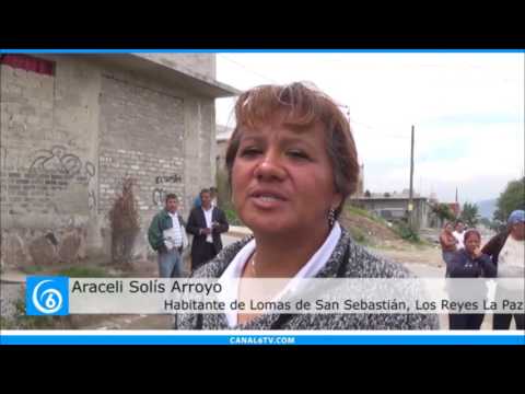 Inauguración de calles en la colonia Lomas de San Isidro de La Paz