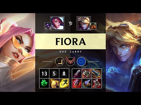 Fiora ADC vs Ezreal: Rampage - EUW Grandmaster Patch 14.23