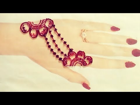 Easy Indian Mehndi Design