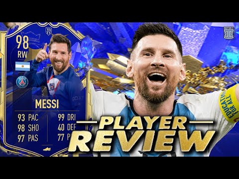 98 TOTY MESSI PLAYER REVIEW! TEAM OF THE YEAR MESSI - FIFA 23 ULTIMATE TEAM