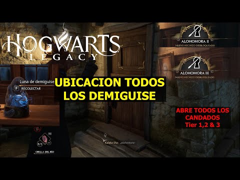 Hogwarts Legacy unlocks Alohomora 2 & 3 and lets you get all the demiguises