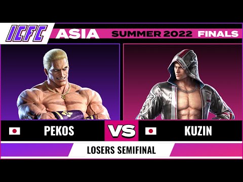 Pekos (Geese) vs Kuzin (Steve) Losers Semifinal - ICFC Asia Tekken 7 Summer 2022 Finals