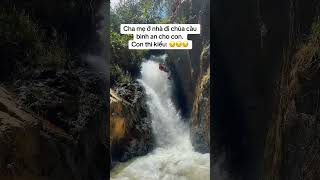 Cayoning-Đu d&acirc;y vượt th&aacute;c #canyoning #dalatadventure #thingstodoinvietnam #dulichmaohiem
