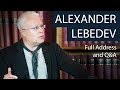 Alexander Lebedev | Full Address and Q&A | Oxford Union