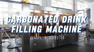 ASFL 32-32-10 Carbonated Drink Filling LIVE Demo｜Rinse-Fill-Cap｜Stable & Efficient Solution