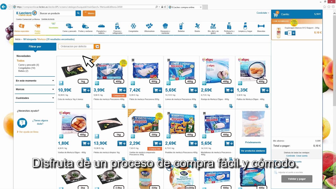 E.Leclerc estrena por fin su tienda online en España