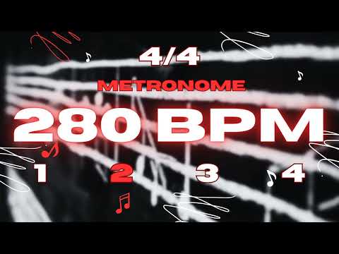 280 BPM - 4/4 Metronome